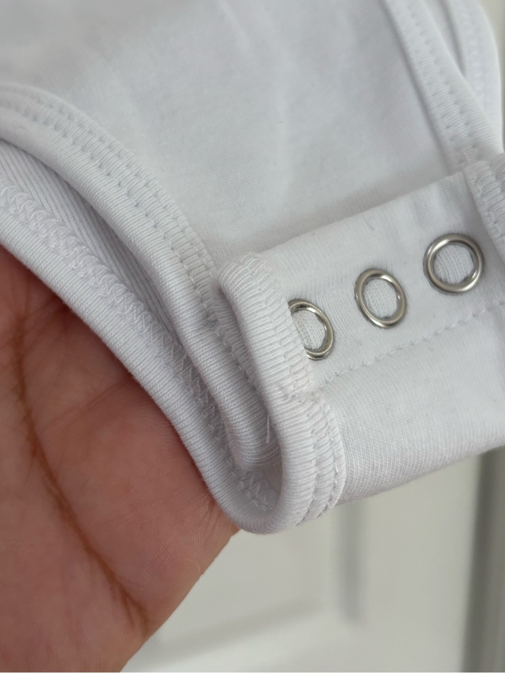 REORIA White Henley Bodysuit XL - Picture 5 of 10